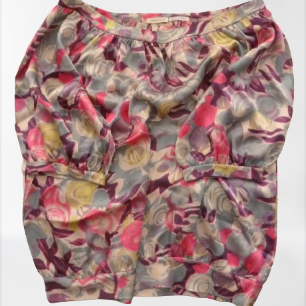 100% Silk Blouse.
